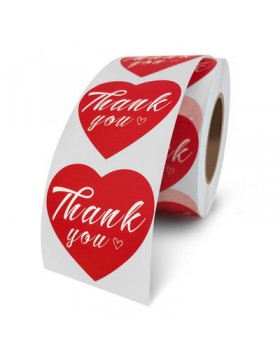 Newest Floral Thank You For Shopping Stickers