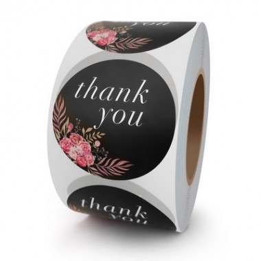 Customized For Gift Tags Thank You For Shopping Stickers