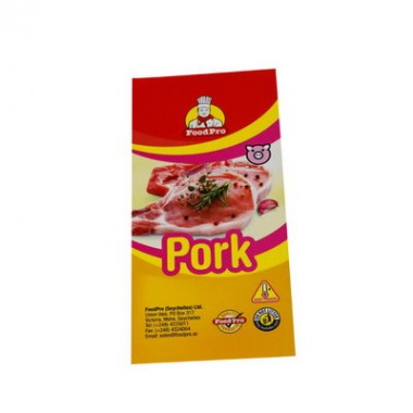 Custom Adhesive Private Eco Friendly Waterproof Durable Frozen Meat Packaging Label