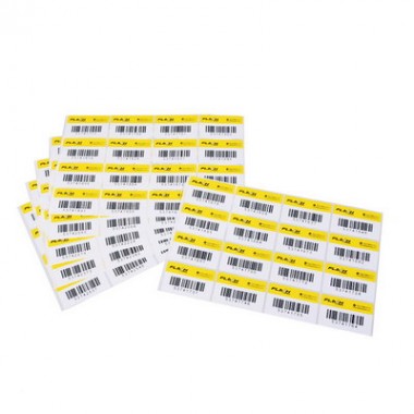Custom Brand A4 White Self Adhesive Box Bar Code Packaging Stickers