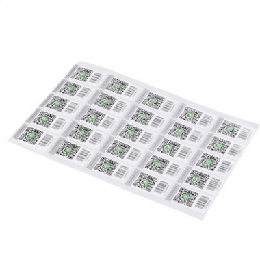 Wholesale Garments Printing Label Stickers With Barcode Coding