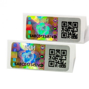 Anti Theft Barcode Labels Hologram Sticker
