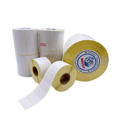 Thermal Label Roll Customized Preprinted Colorful And Pure White Label Sticker