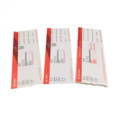 Hot Sale Plane Tickets Paper Printing Thermal Airline Boarding Pass