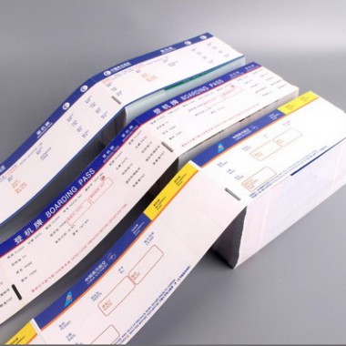 Airline Boarding Pass Paper Luggage Tags Booking Flight Air Ticket High Quality Custom Cheap Thermal Printing Business Card