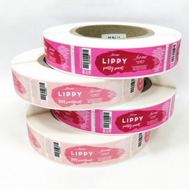 Good Ductility Soft PE Material Full Color Printed Adhesive Cosmetics Product Label