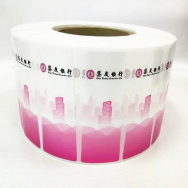 Kiss Cut Glossy Labels Roll Sticker Printing Custom Packaging Label Sticky For Cosmetic Product