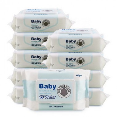 Soft Touch Sealed Container Packaging Disinfection Baby Wet Wipes Mini Portable Baby Wipes