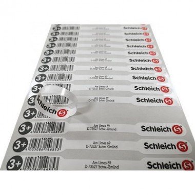 Custom Private Logo Brand Stickers Scannable Barcode Label For Laptop