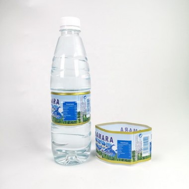 Custom Design Printed Sticker Seal Milk Water Bottles PVC Shrink Sleeve Label