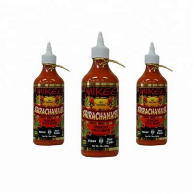 Custom Food Packaging Adhesive Waterproof Product Labels Printing Roll Hot Sauce Bottle Label Sticker