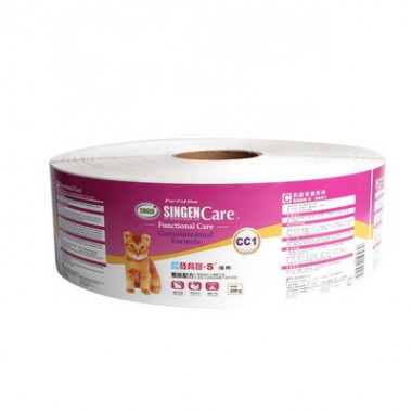 Wholesale PET Food Label Synthetic Sticker Paper Custom Printing Label Sticker