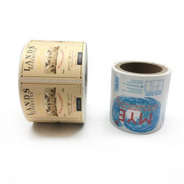 Top Quality Hot Stamp PP Self Adhesive Sticker Label Printing Roll Labels Packaging Labels