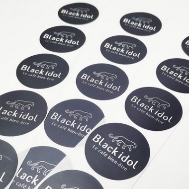 Custom Printing Vinyl Dankwoods Labels Waterproof Removable Self Adhesive Stickers With Small MOQ