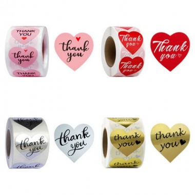 Create Decals Vinyl Etiquetas Product Waterproof Labels Maker Die Cut Heart Flower Removable Transparent Clear Custom Stickers