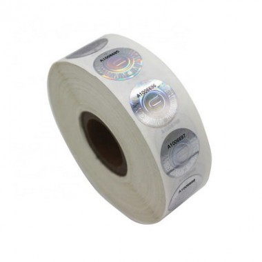 Customized Secure Genuine Holographic Stickers With Serial No. Customized 3d Hologram Anti Counterfeiting Label Printing