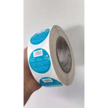 Custom Waterproof Synthetic Paper Roll Self Adhesive Bottle Packaging Label Printing