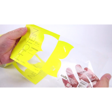 New Arrivals Self Adhesive Full Clear Silk Screen Waterproof Sticker Custom Packaging Label Printing