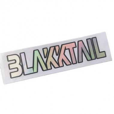 Colorful Printing Rainbow Reflective Transfer Alphabet Decal Holographic Window Sticker