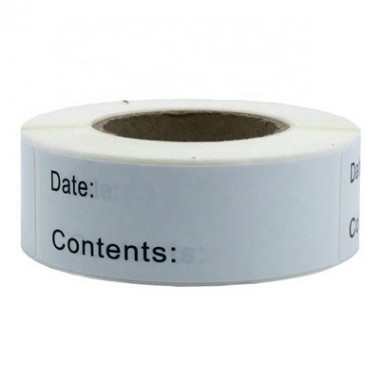 Chinese Supplier White Adhesive Sticker Frozen Food Labels Rolls For Sale