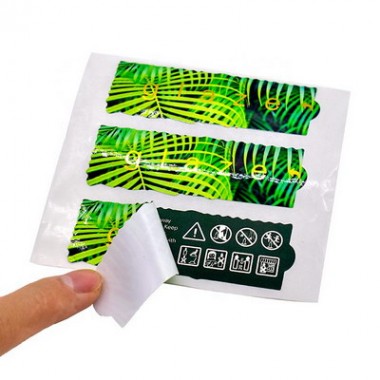Wholesale Custom Multi Layer Fold Logistic Double Sided Label Sticker