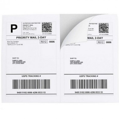 100 Sheets Sticker Labels Shipping Address Labels For Laser Ink Jet Printer 100 Labels