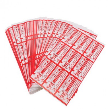 Red Thermal Transfer Fragile Label Shipping Warning Paper Label Sticker 4x6