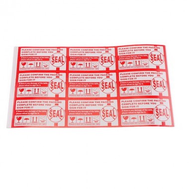 Caution Package Security Fireproof Warning Stickers Sticker Labels For Battery